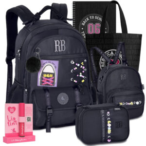 Kit Mochila RB Rebecca Bonbon Bolsinha + Brinde